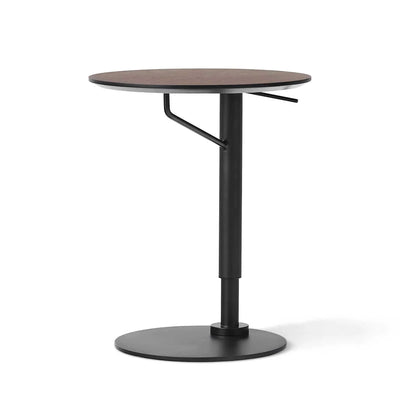 Audo Copenhagen Branch adjustable side table, dark stained oak