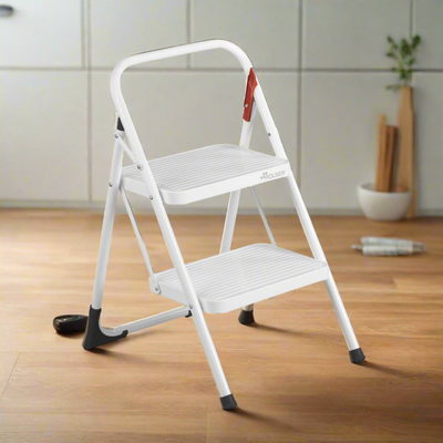 Rolser M10 UNE folding ladder, White