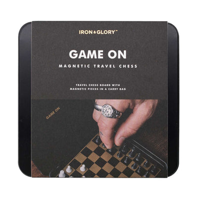 Luckies Iron & Glory Game On Magnetic Travel Chess Set