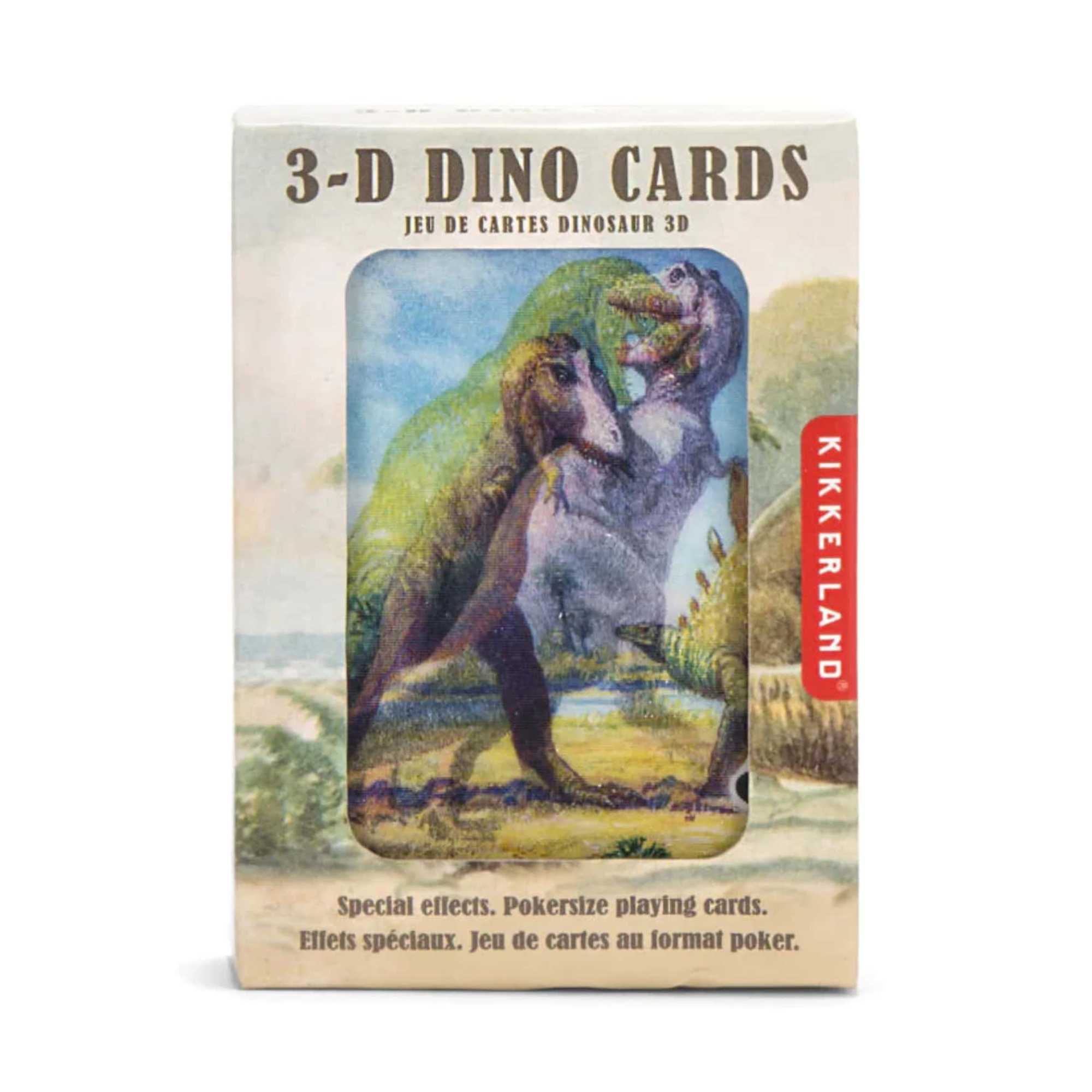 Kikkerland 3-D Dino Card