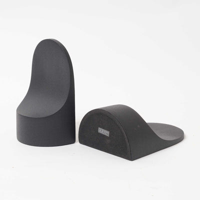 refurbished | XLBoom Emoji Bookend, Stainless Steel Black