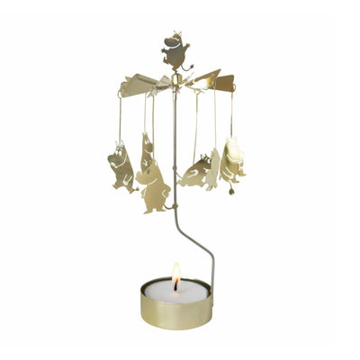 Pluto Moomin Rotary candle holder, gold