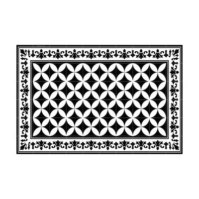 Beija Flor Sofi Black & White Vinyl placemat