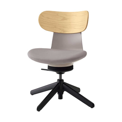 Kokuyo Inglife Office Chair Plywood Back, Grey