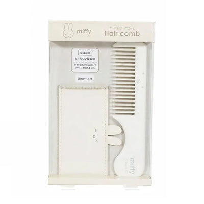 Miffy Face comb with case, white