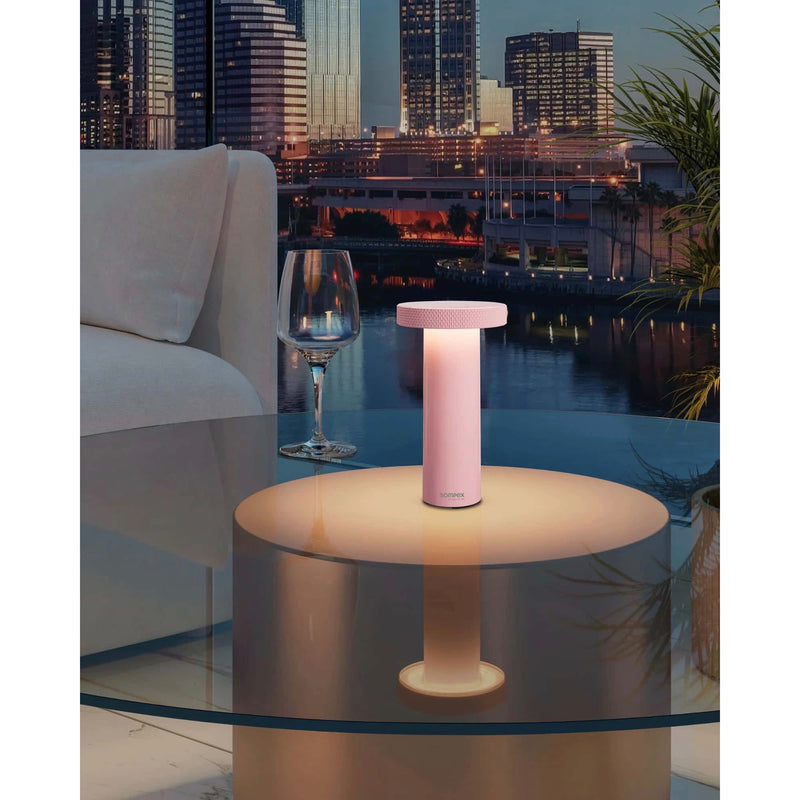 Sompex Volume rechargeable lamp, pink