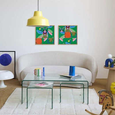 Taquin Bizzz puzzle wall art 48x48