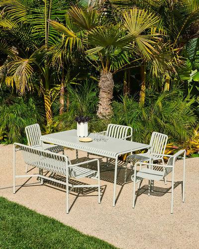 Hay Palissade 170 rectangular table, Sky grey