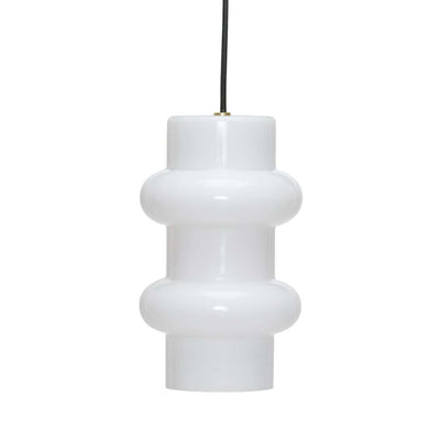 Hubsch Pilule Pendant Double Shiny White