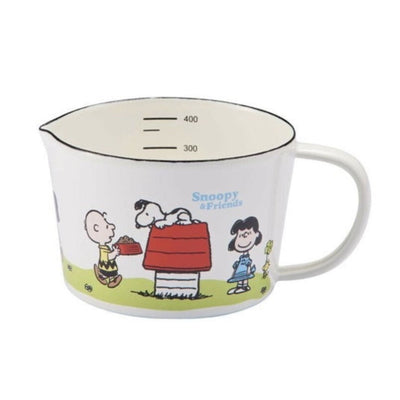 Yutaka Horo x Snoopy Greenfield series enamel measure cup small