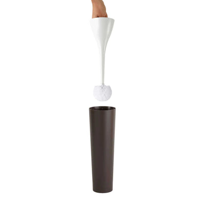 Heller Excalibur toilet brush, chocolate