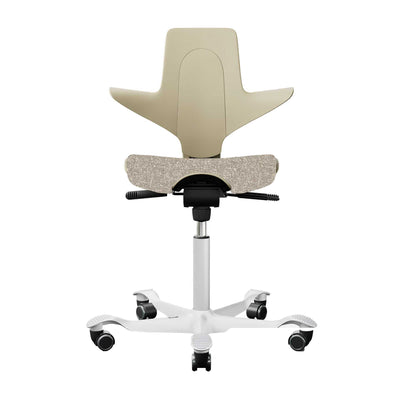 Hag Capisco Puls 8020 fabric, zero sand/white