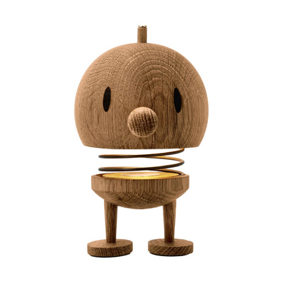 Hoptimist Bumble L rechargeable lamp, oak