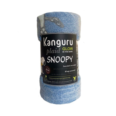 Kanguru Plaid Cuddly blanket, snoopy blue