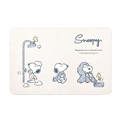 Snoopy soft diatomaceous earth mat