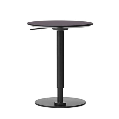 Audo Copenhagen Branch adjustable side table, linoleum charcoal