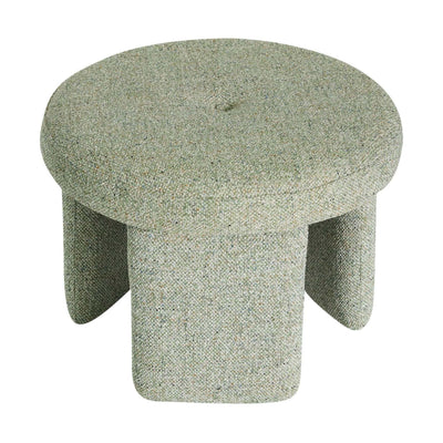 Hubsch Rocco Pouffe, light green