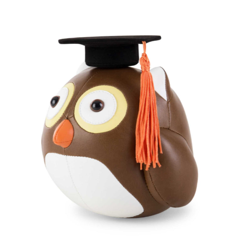 Zuny Bookend Owl with gown cap