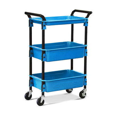 TOYO Steel Tool Trolley TWR-4SB, Royal Blue