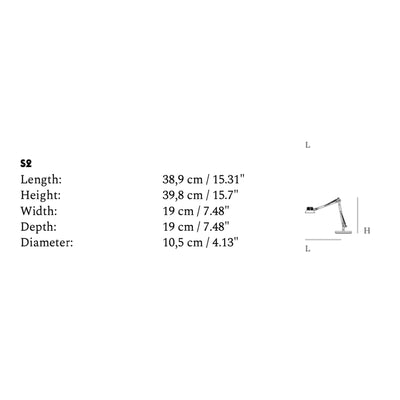 Muuto Dedicate S2 w. auto-turn-off, black