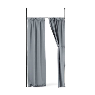 Umbra Anywhere Curtain Rod & Room Divider (36-66"), black