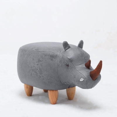 Liberty Grey Rhino animal stool