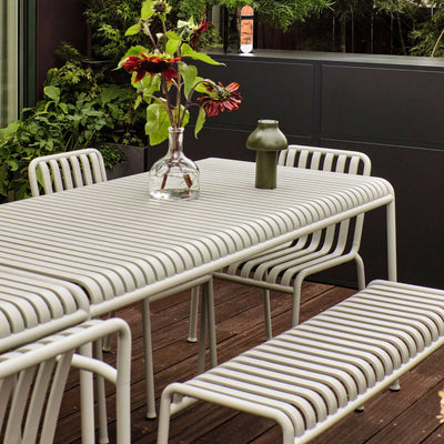 Hay Palissade 170 rectangular table, Sky grey