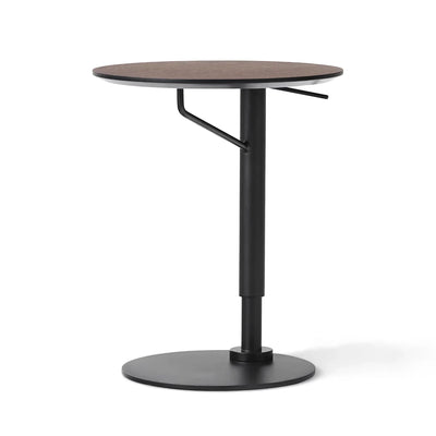 Audo Copenhagen Branch adjustable side table, dark stained oak