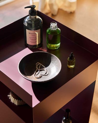 &Tradition Rotate SC73 Side Table, Dark Plum