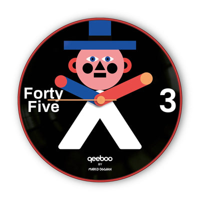 Qeeboo Mr. Wally wall clock