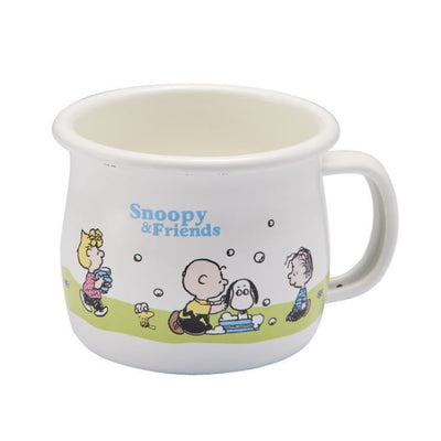 Yutaka Horo x Snoopy Greenfield series enamel mug