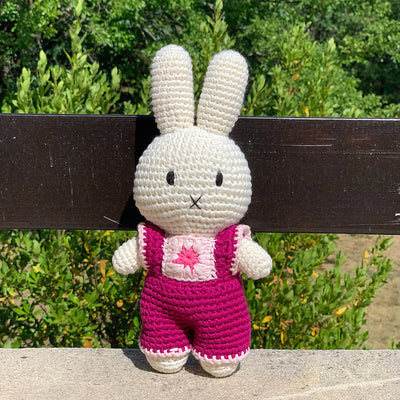 Just Dutch Miffy crochet, Cerise Jumpsuit