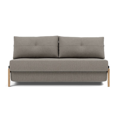Innovation Living Cubed 160 Wood sofa bed, 521 mixed dance grey