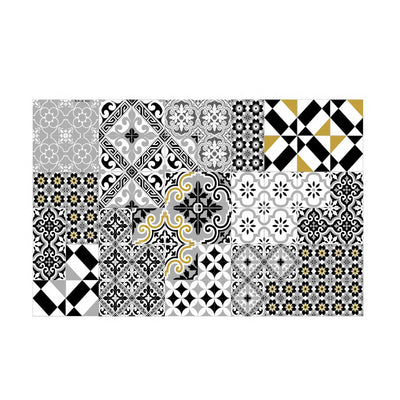 Beija Flor Eclectic Gold Vinyl Placemat