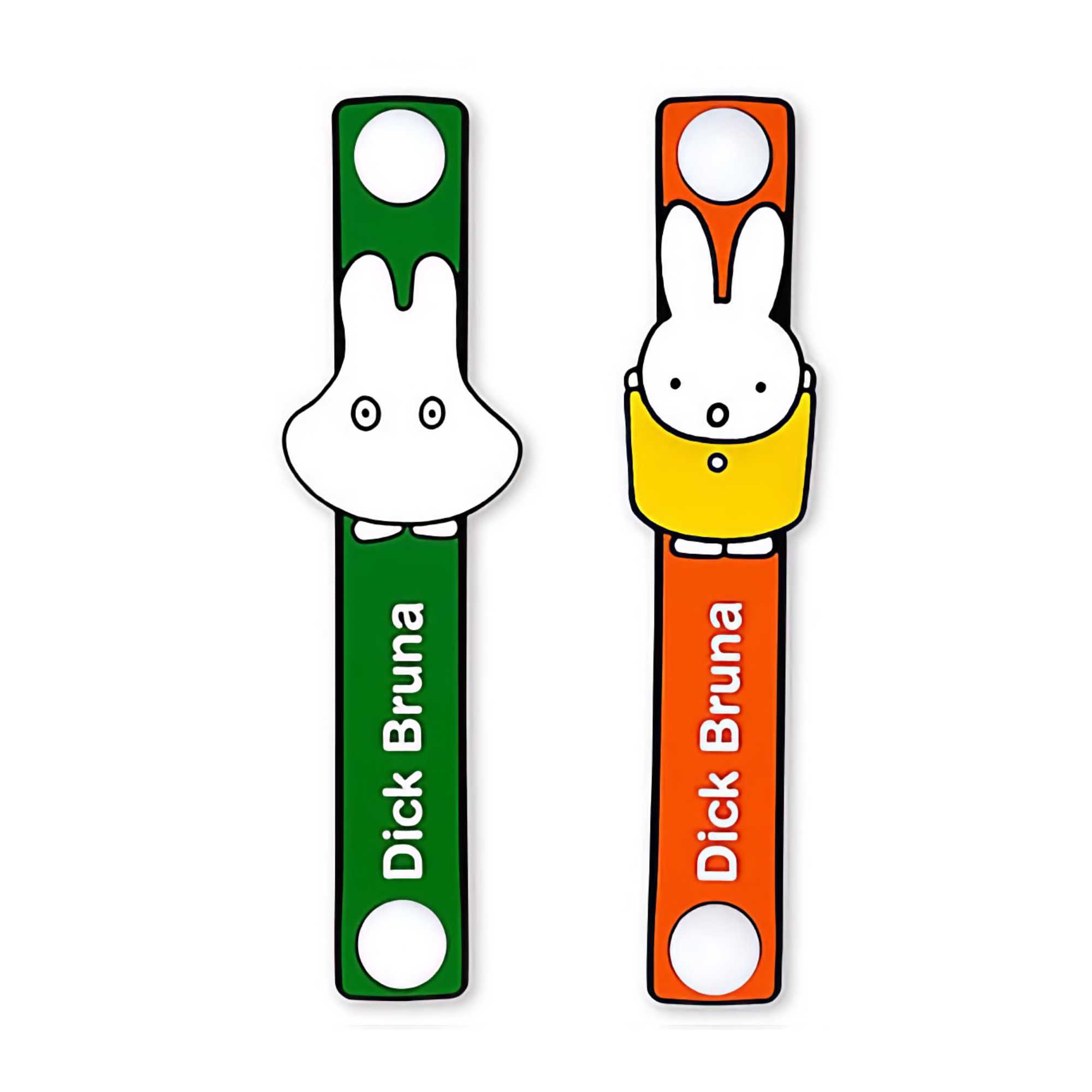 Dick Bruna Rubber cable tie set Miffy & Ghost