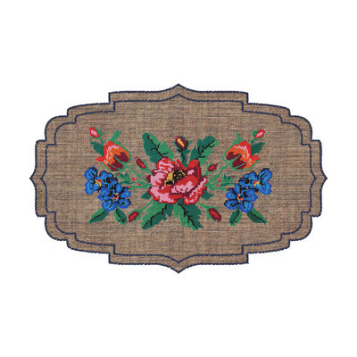 Beija Flor Gobelin Natural Cutout Vinyl Placemat