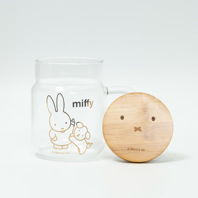 Miffy handmade drinking glass