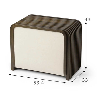 Gudee Tolin storage bench, brown