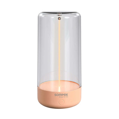 Sompex Pulse rechargeable lamp, peach