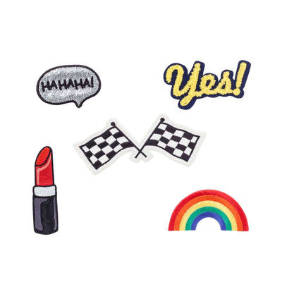 Kikkerland Girl Power Iron-On Patches