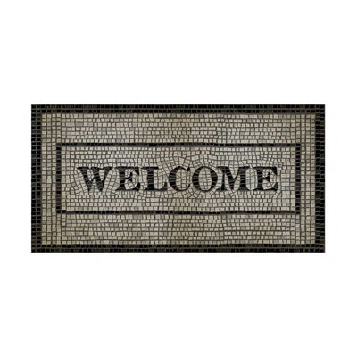Beija Flor Welcome Mosaic Vinyl Rug