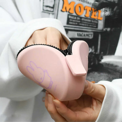 Curun Miffy Round Coin Pouch, Pink