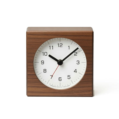 Lemnos TSUMIKI alarm clock, brown