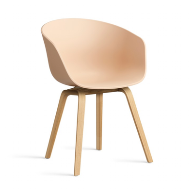 Hay About A Chair AAC 22, pale peach/oak