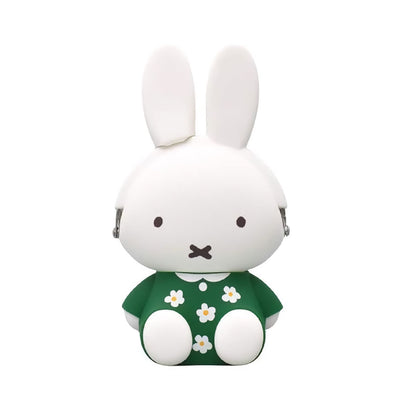 POCHI Miffy silicone pouch, flower green