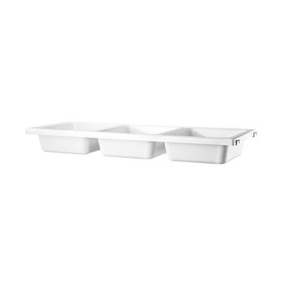 String Bowl Shelf , White (d30xw78xh9cm)