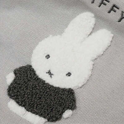 Miffy Diagonal Check series tote, grey