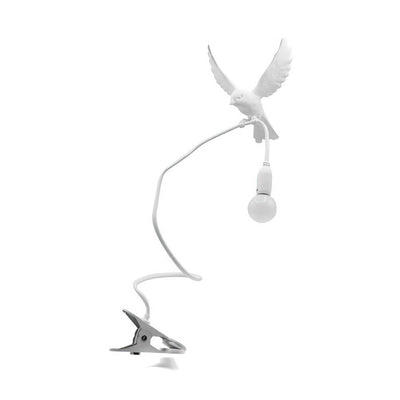 Seletti Sparrow Lamp with Clamp, Taking Off