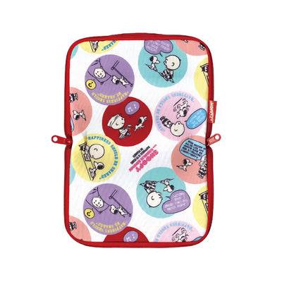 Peanuts Snoopy 75th anniversary zip pouch, all over