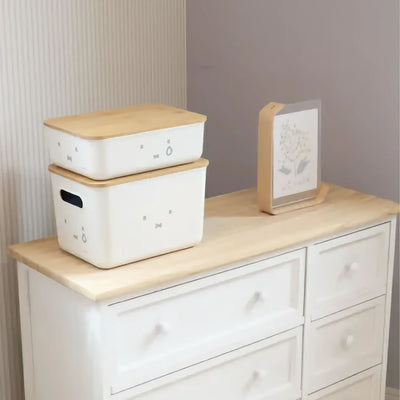 Miffy bamboo storage case with lid Medium